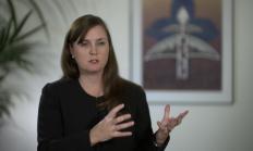 "A still from the video &lsquo;AISC Leader: Tara Diamond - Industry role&rsquo;."