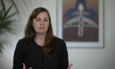 "A still from the video &lsquo;AISC Leader: Tara Diamond – Opportunity&rsquo;."